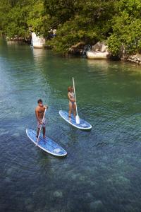 Paddle boarding